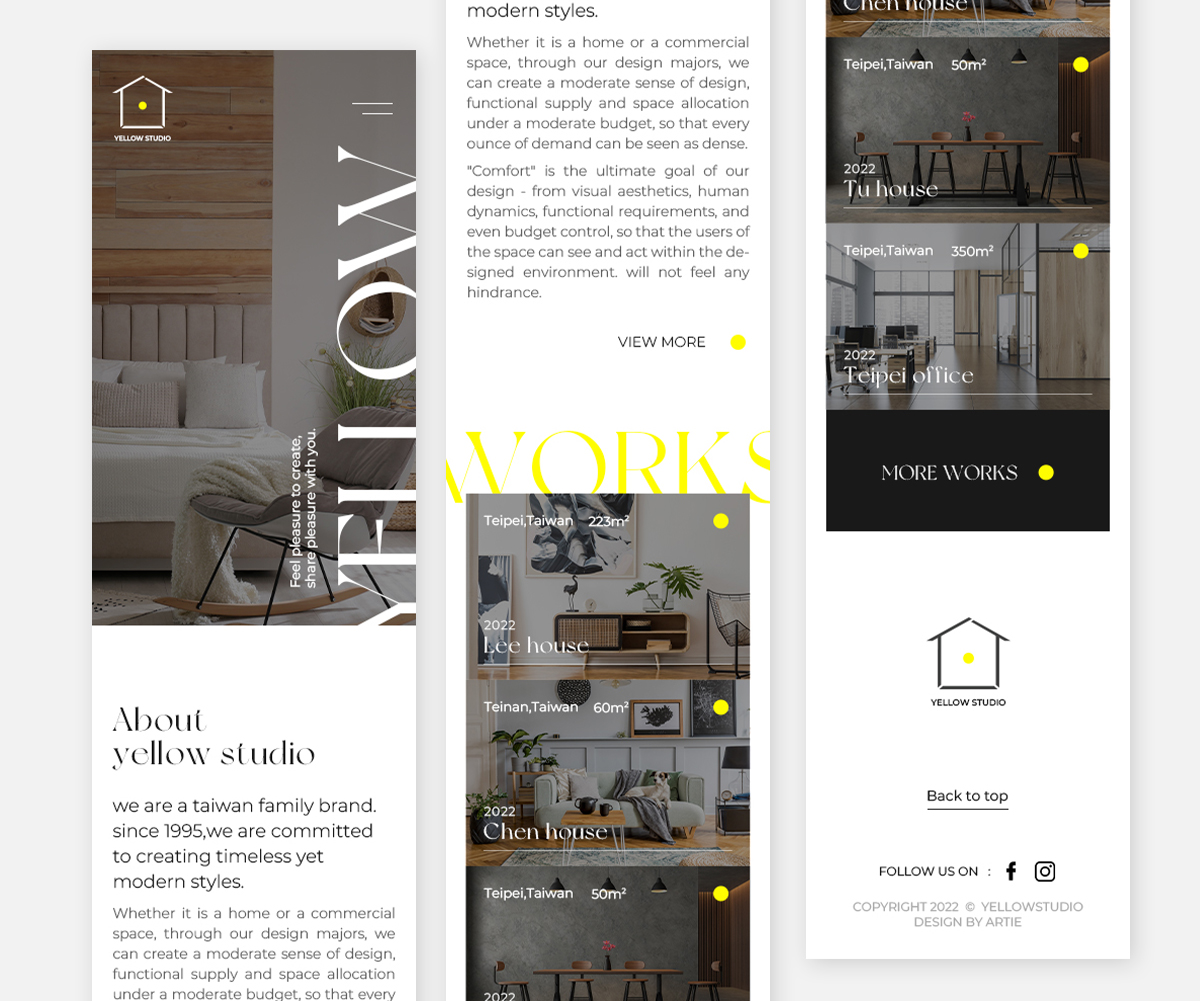 亞惿_Yellow Studio - 模組網站